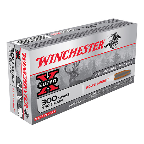 WIN SUPER-X 300SAV 150GR POWER POINT 20/10 - Ammunition